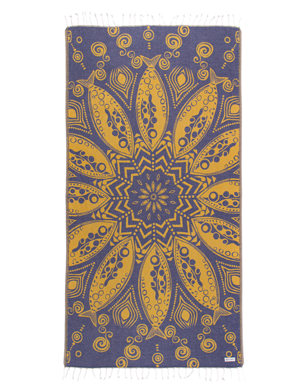 Large Turkish Beach Towel (69 inch x 37 inch) - Travel Beach Towel